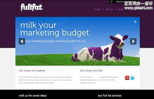 35个漂亮的紫色风格网页设计作品欣赏